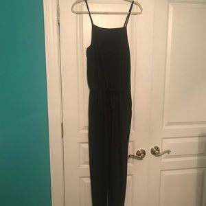 Cotton jumpsuit charcoal